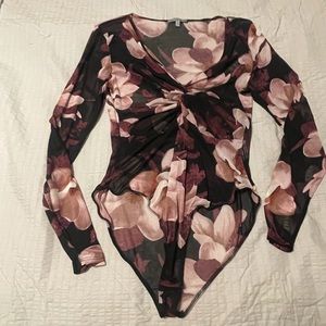 Floral bodysuit